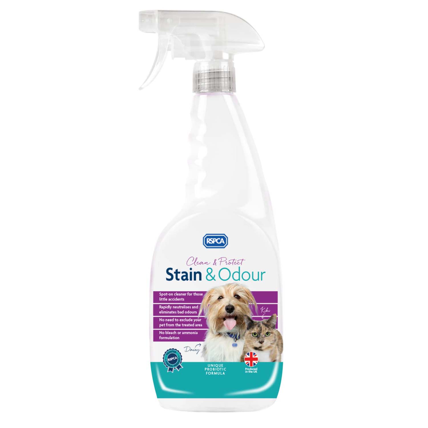 RSPCA Pet Stain & Odour Remover 750ml