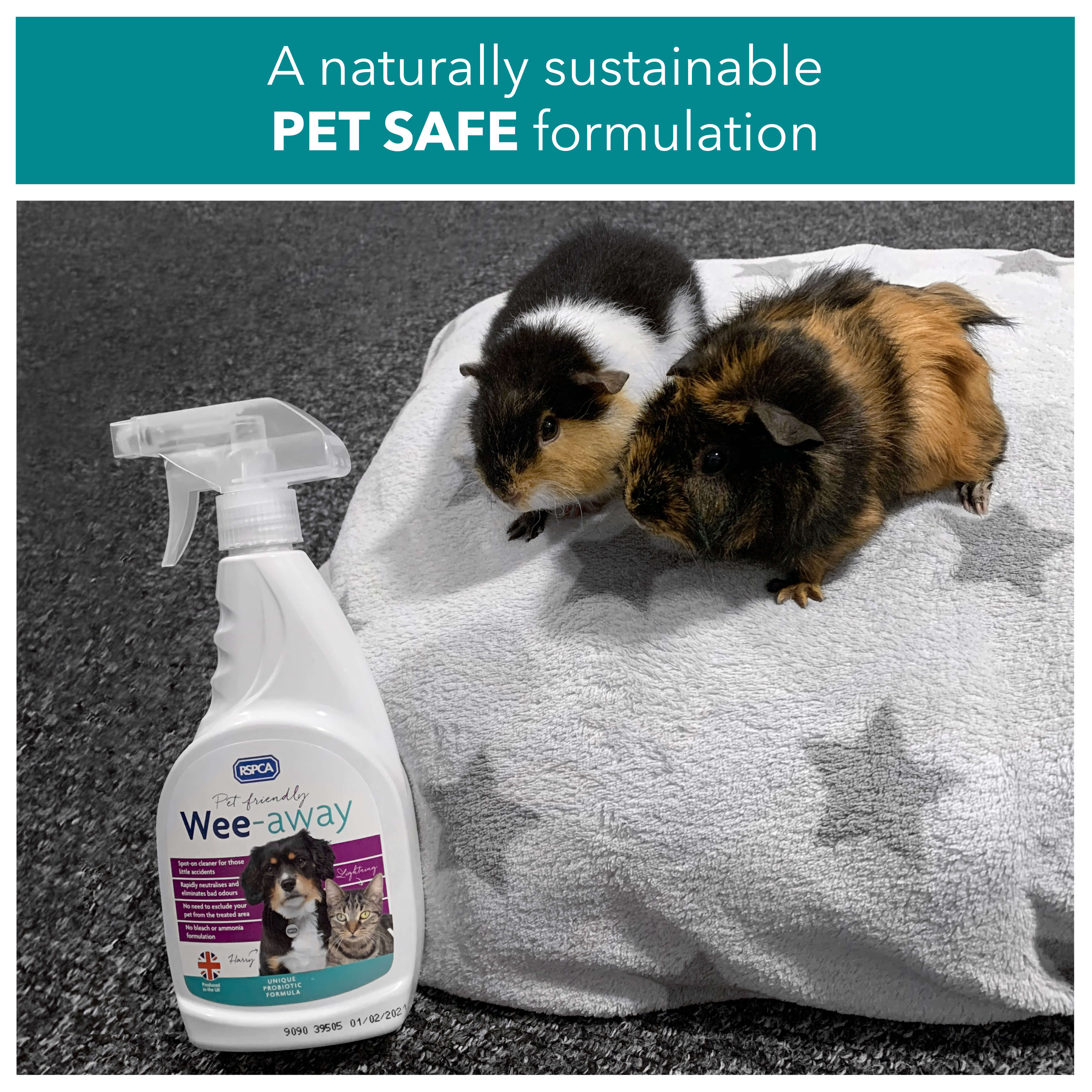 A naturally pet safe formulation