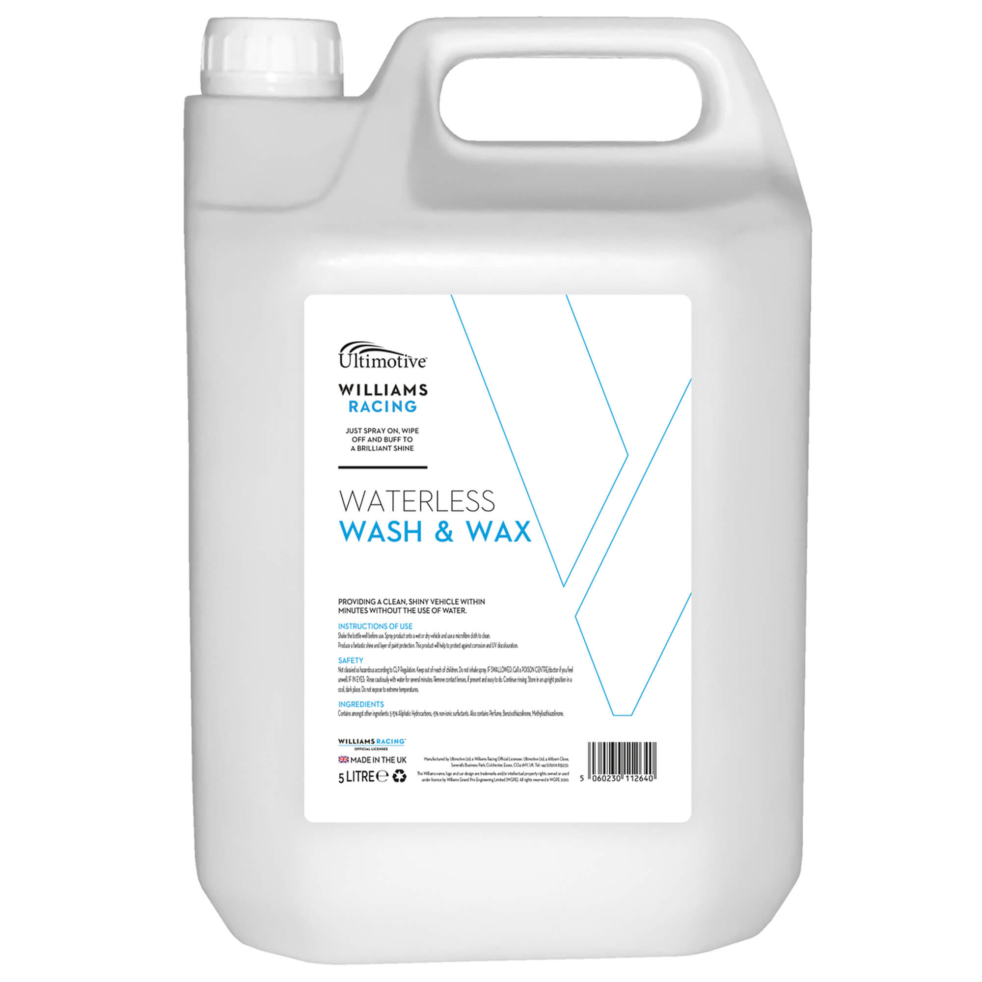 Williams Waterless Wash and Wax 5L