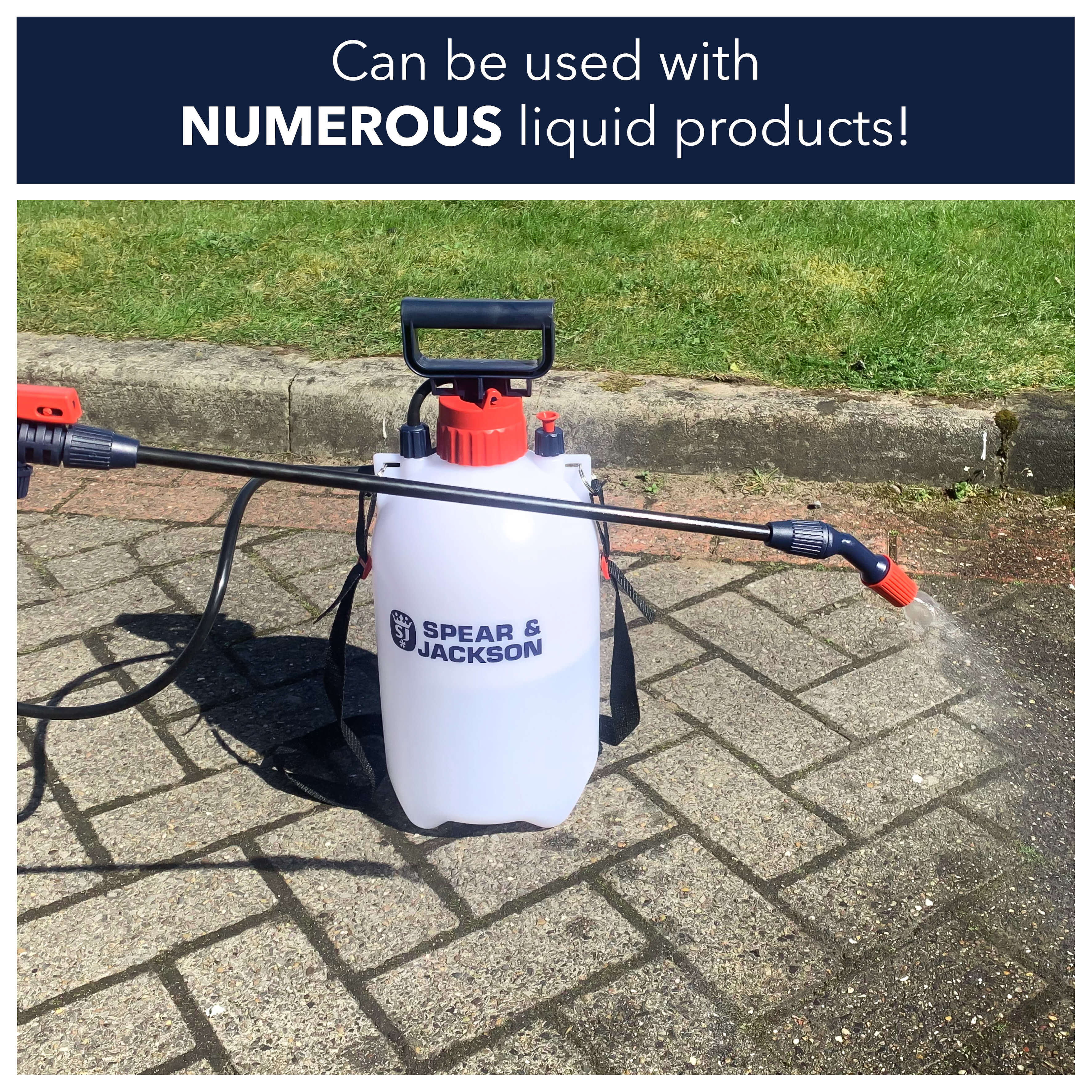 Can be used with numerous liquid products