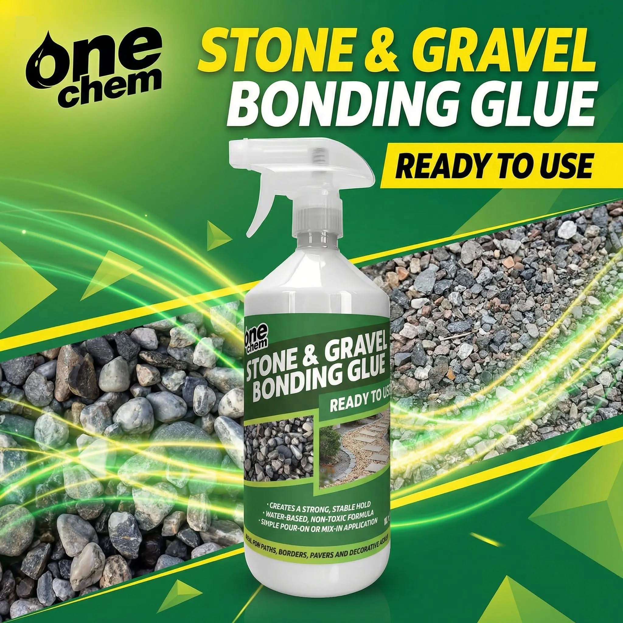 One Chem Stone & Gravel Glue - Ready to Use
