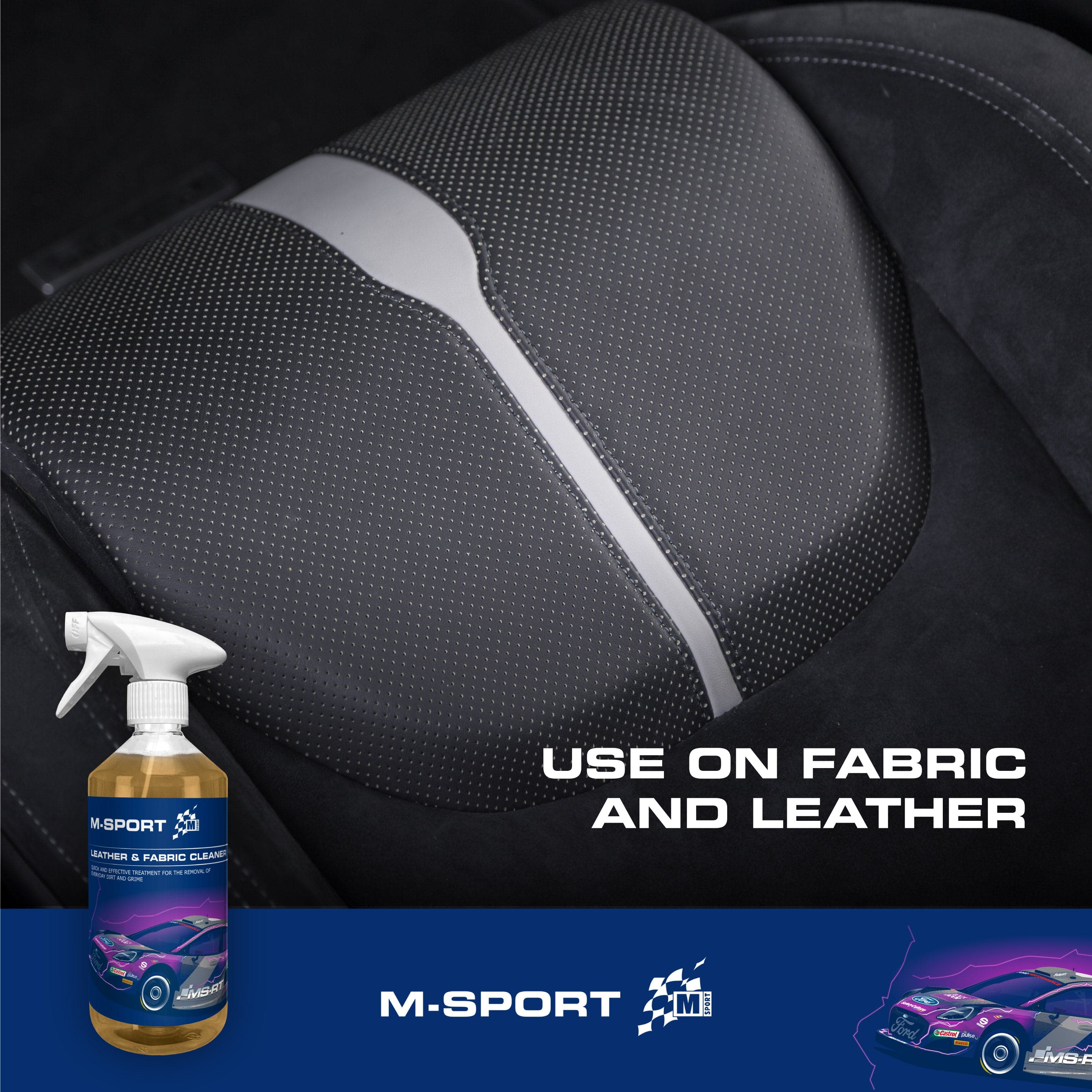 M Sport Car Cleaning Kit, 10 Piece Full Car Care Kit