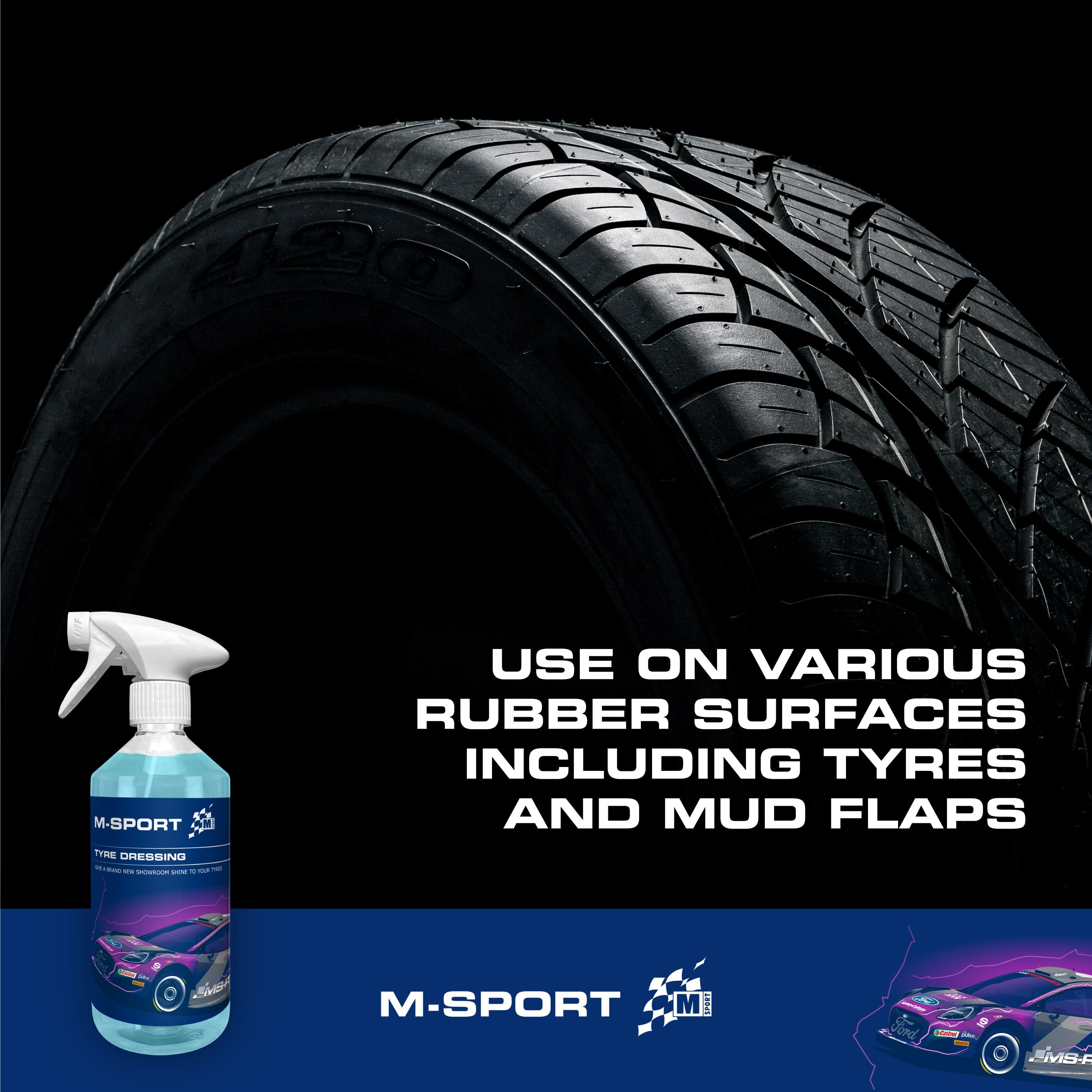 M Sport Car Cleaning Kit, 10 Piece Full Car Care Kit