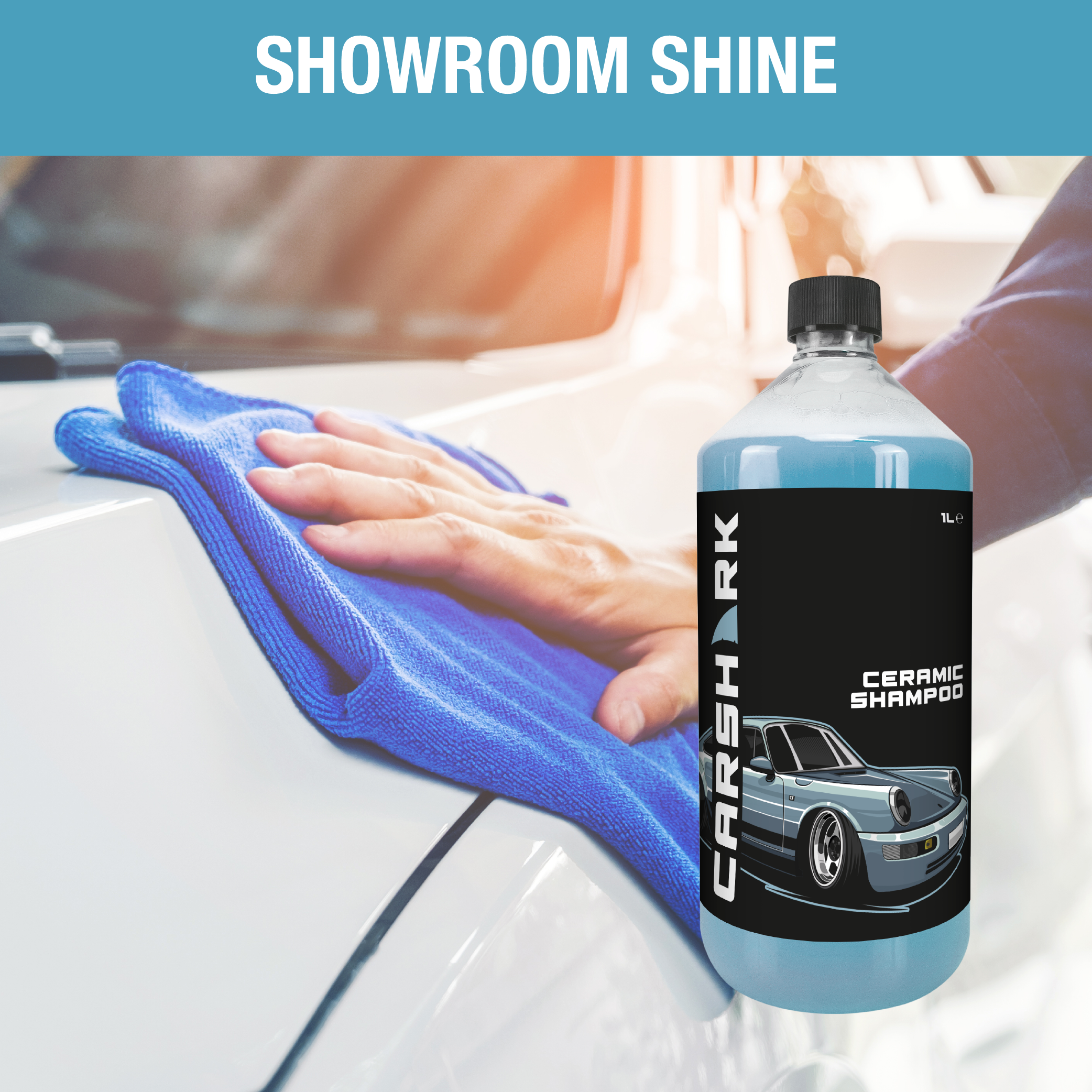 CARSHARK Ceramic Car Shampoo 1 L