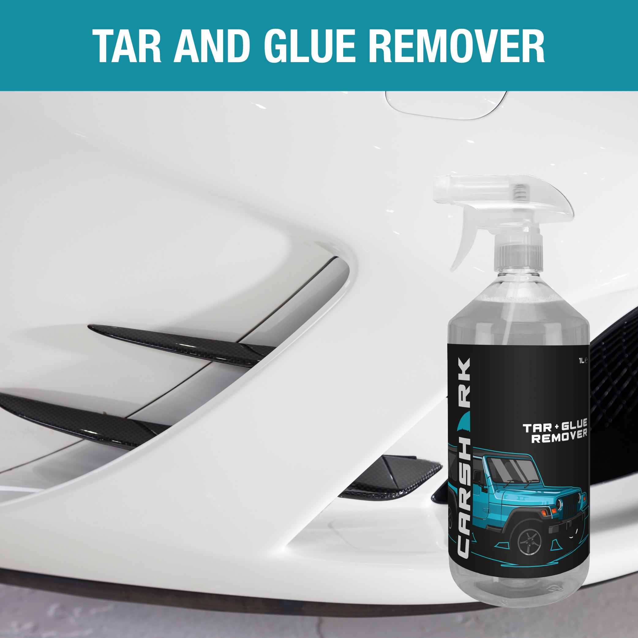 CARSHARK Tar and Glue Remover 1 L Spray