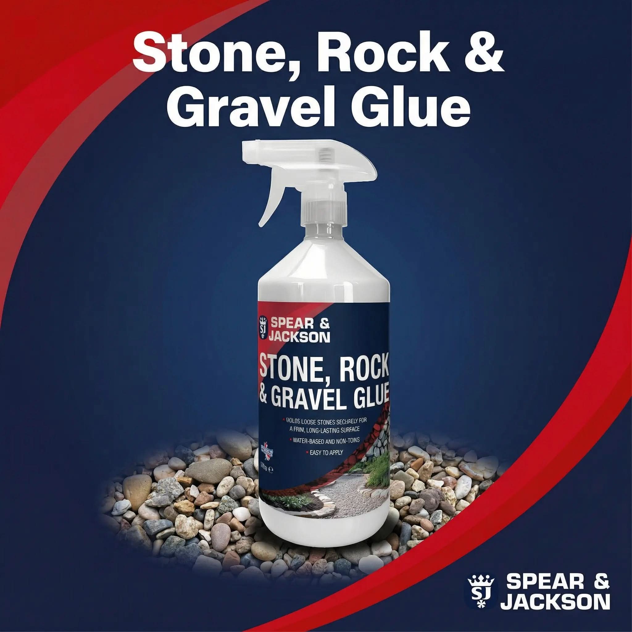 Spear & Jackson Stone, Rock & Gravel Glue - Ready to Use