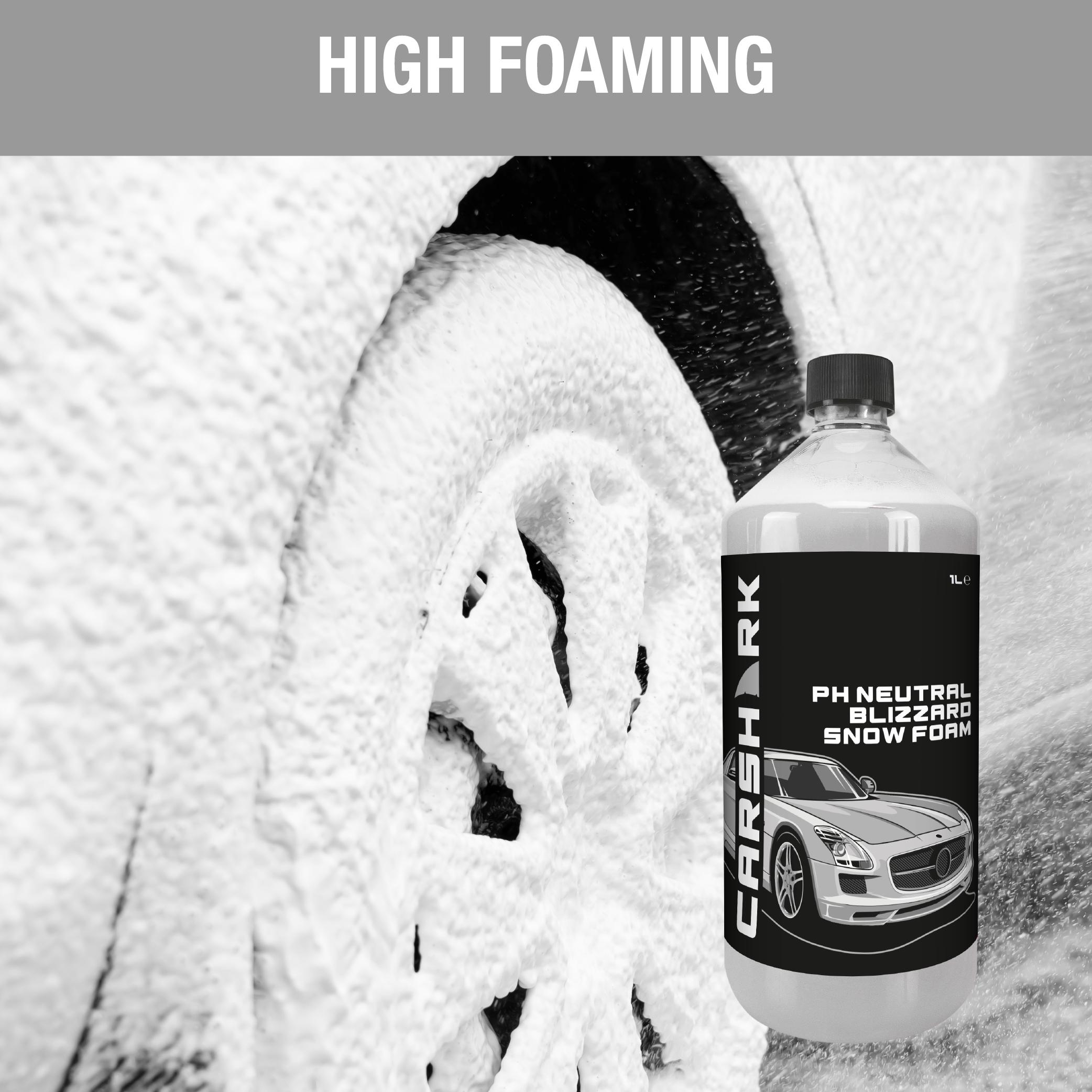 CARSHARK Blizzard Snow Foam 1 L PH Neutral