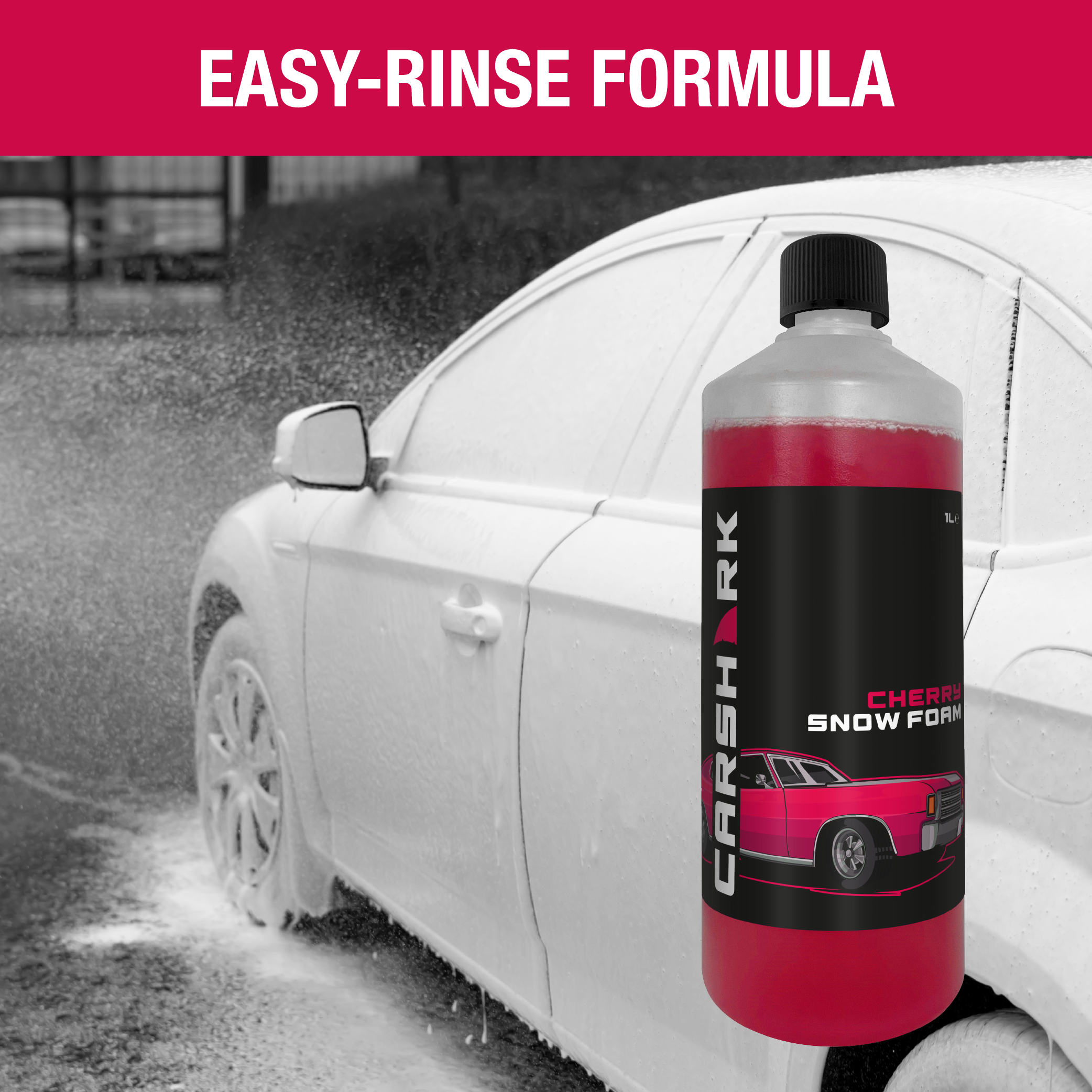 CARSHARK Cherry Snow Foam 2 x 1 Litre Concentrate