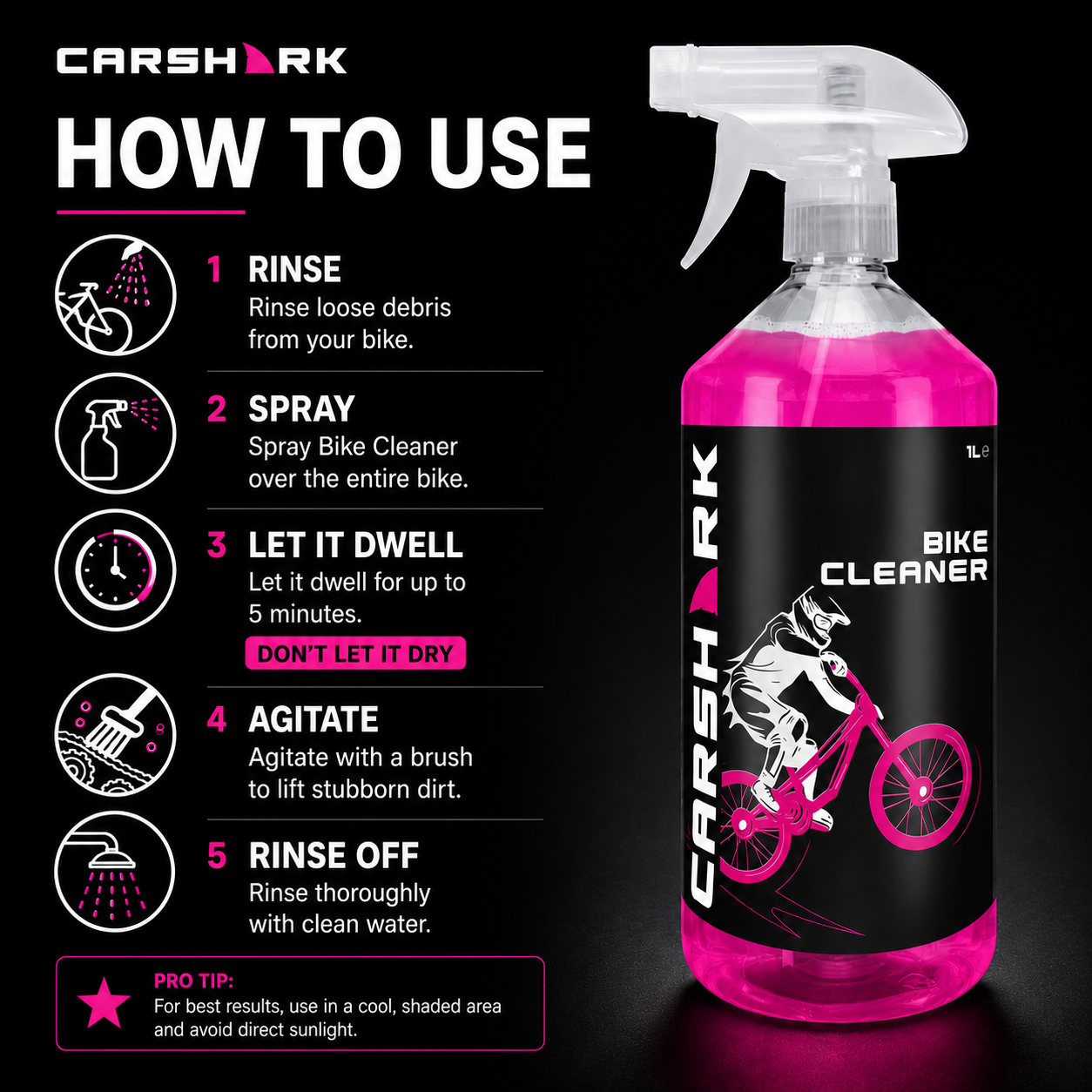 CARSHARK Bike Cleaner
