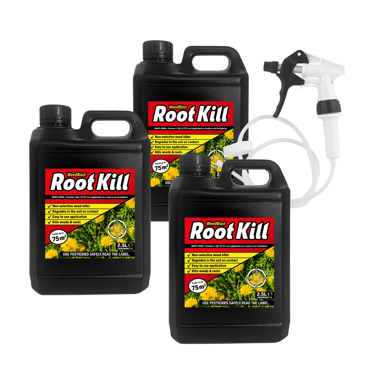 Glyphosate Weedkiller Weedblast RootKill 2.5L
