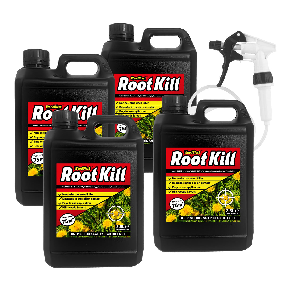 Glyphosate Weedkiller Weedblast RootKill 2.5L