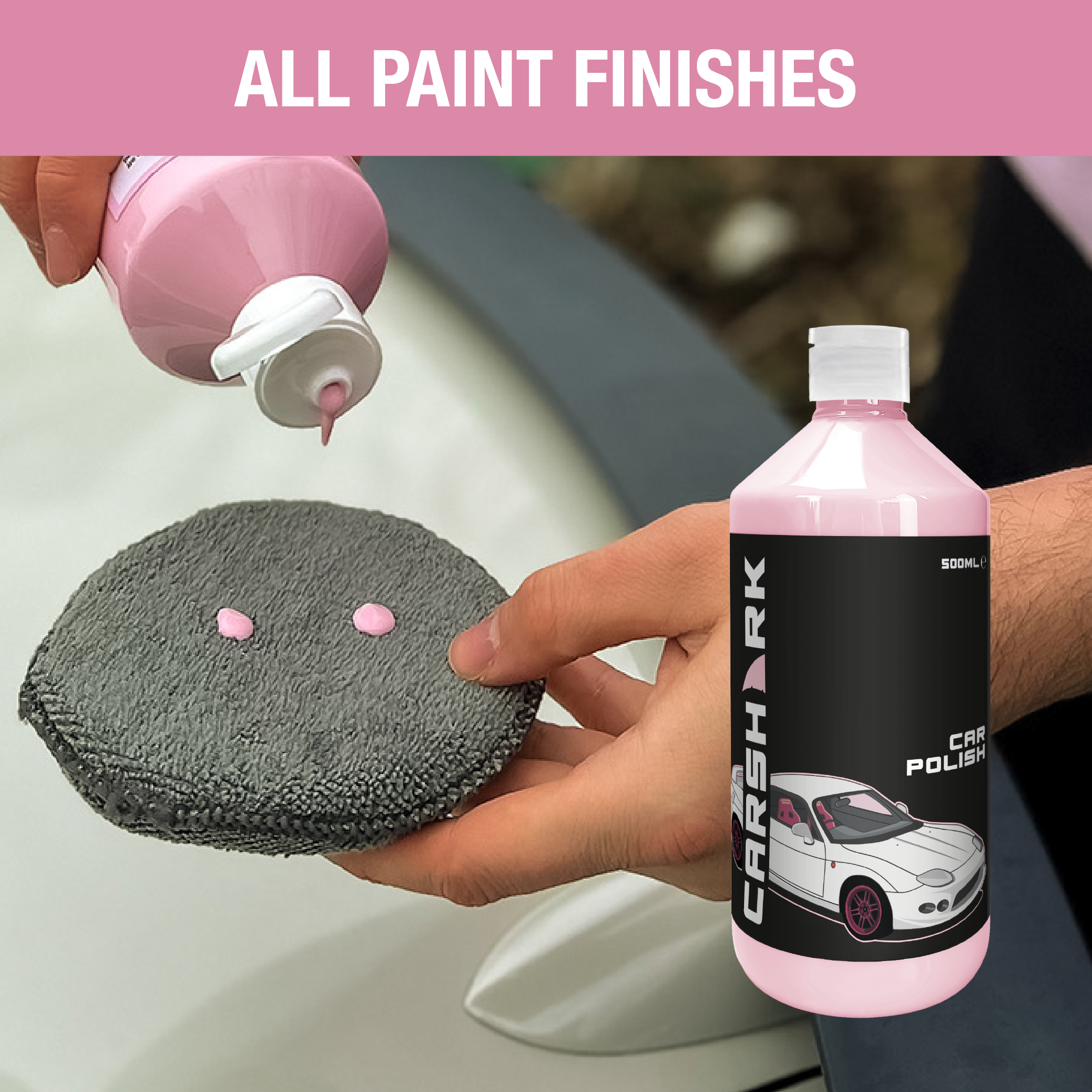 CARSHARK Car Polish 2 x 500ml