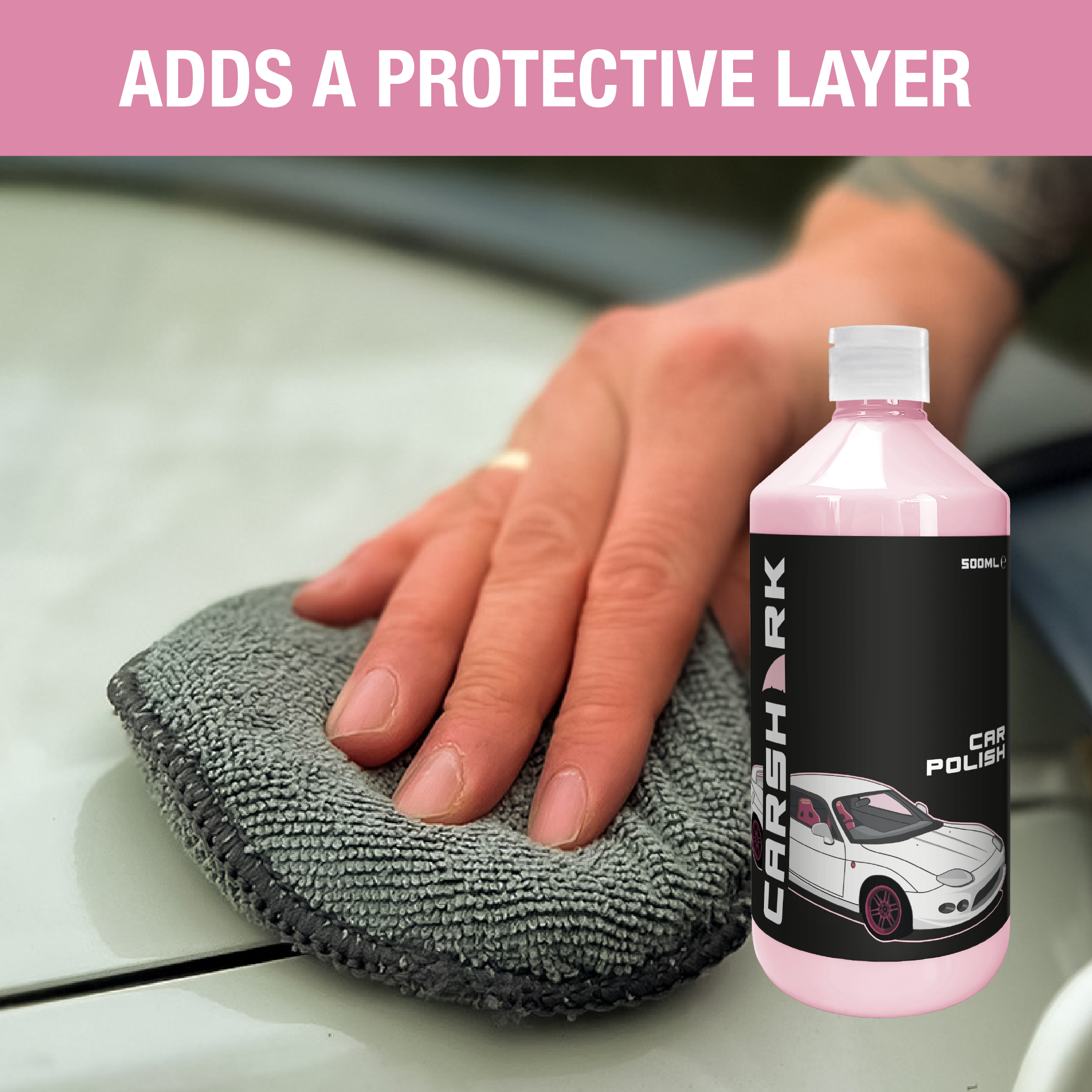 CARSHARK Car Polish 2 x 500ml