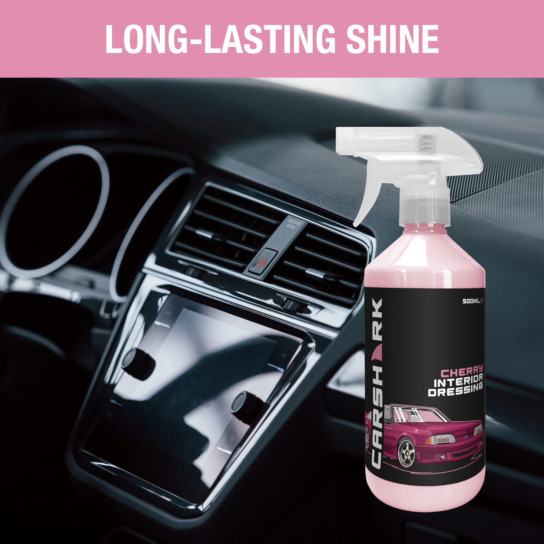 CARSHARK Cherry Interior Dressing 500ml Spray