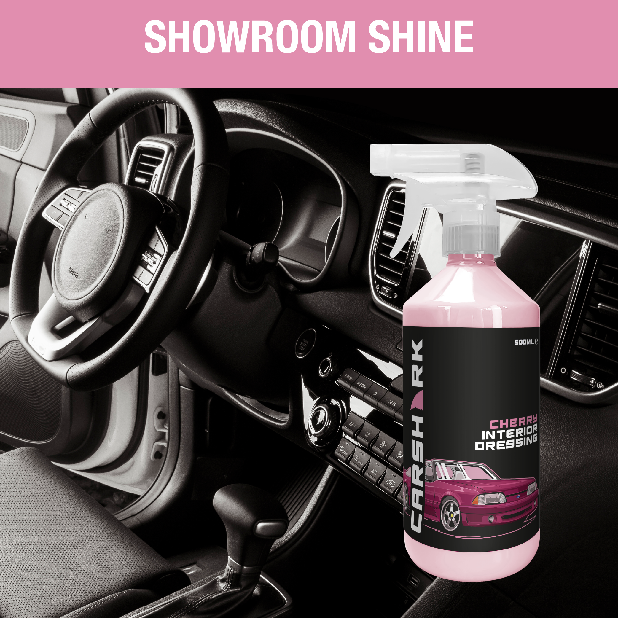 CARSHARK Cherry Interior Dressing 500ml Spray