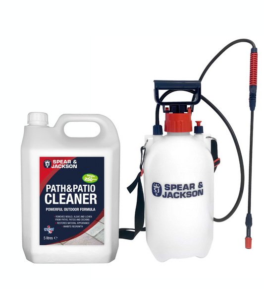 S&J Path and Patio Cleaner Concentrate 5L (with 5L Pressure Sprayer)