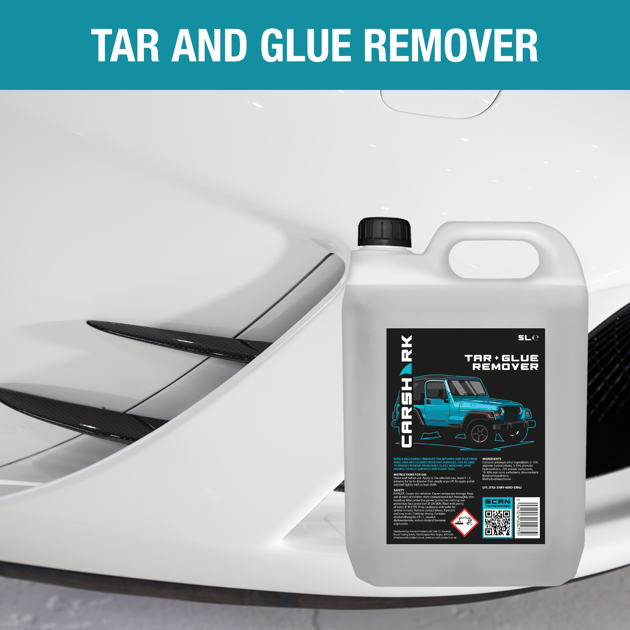 CARSHARK Tar and Glue Remover 5 L