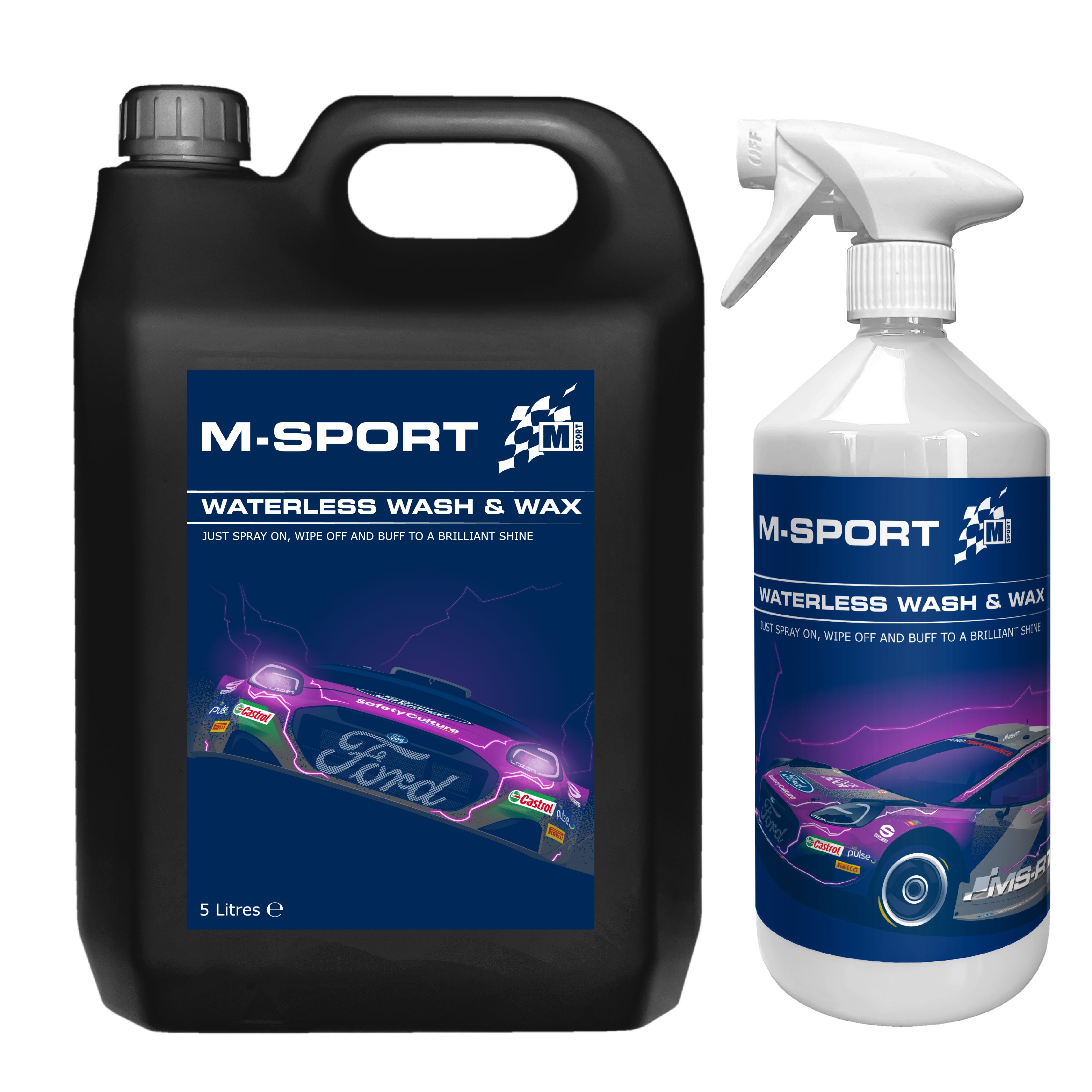 M-Sport Waterless Wash & Wax 5L + 1L