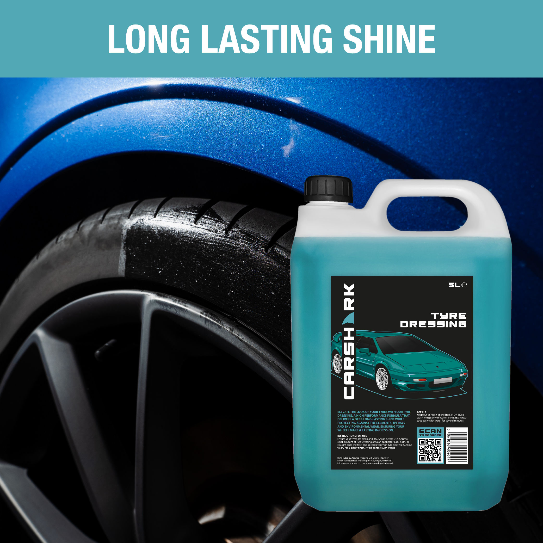 CARSHARK Tyre Dressing 2 x 5 Litre