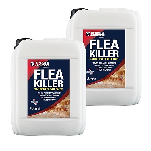 Spear & Jackson Flea Killer - Multi-Insect Control for Hard & Soft Furnishings