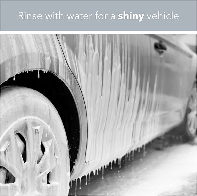 Spear & Jackson Snow Foam Car Cleaner, 5 Litres, High-Foaming Pressure Washer Concentrate, Cherry