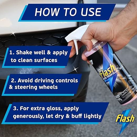 Flash Car Care Trim & Rubber Restorer