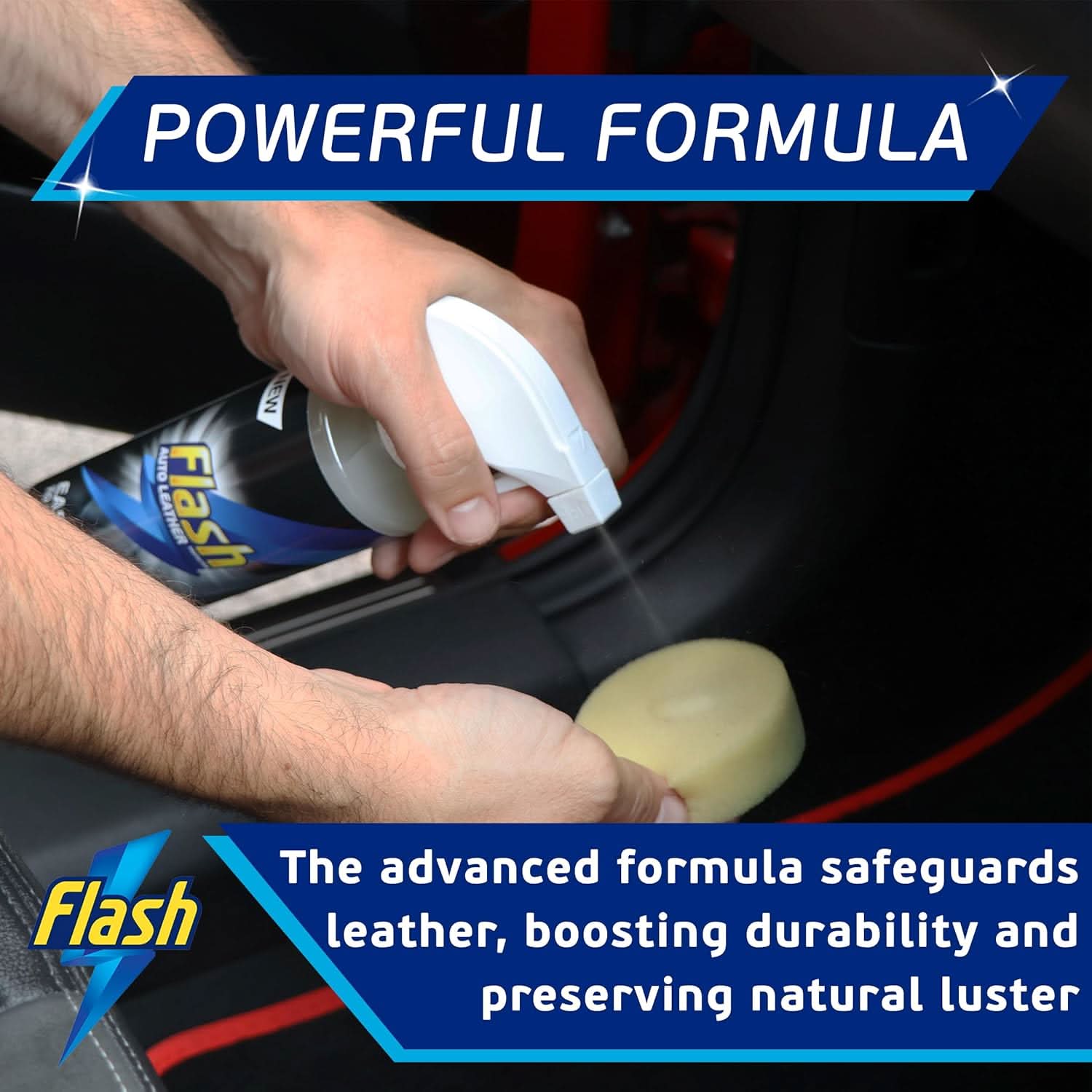 Flash Car Care Leather Protector Spray