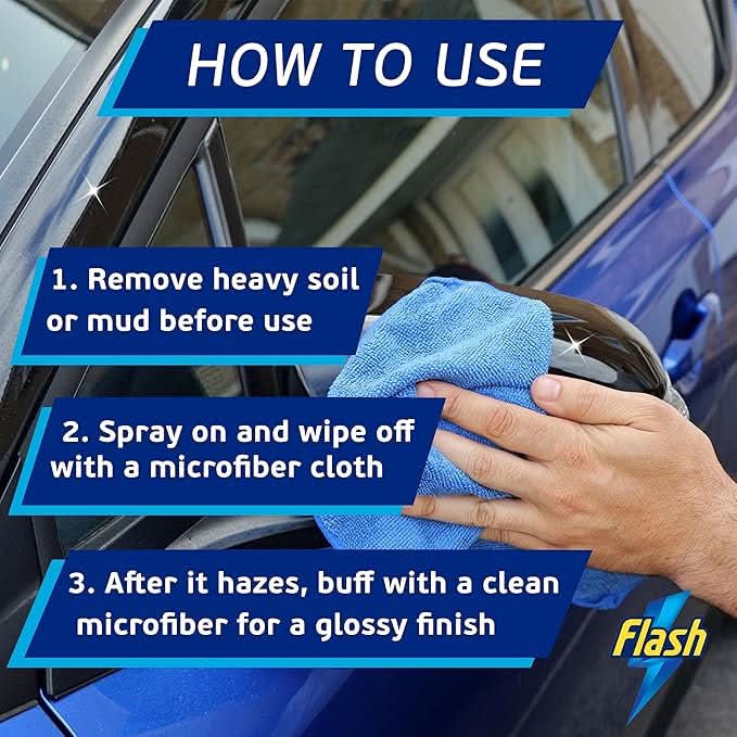 Flash Car Care Waterless Wash & Wax