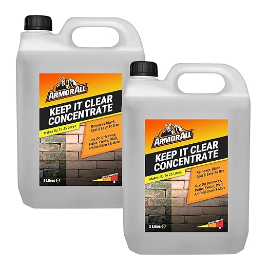 Armor All 2 x 5L Keep It Clear, Spray and Leave Concentrate - Algae and Lichen Cleaner