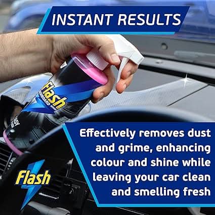 Flash Car Care Dashboard Shine