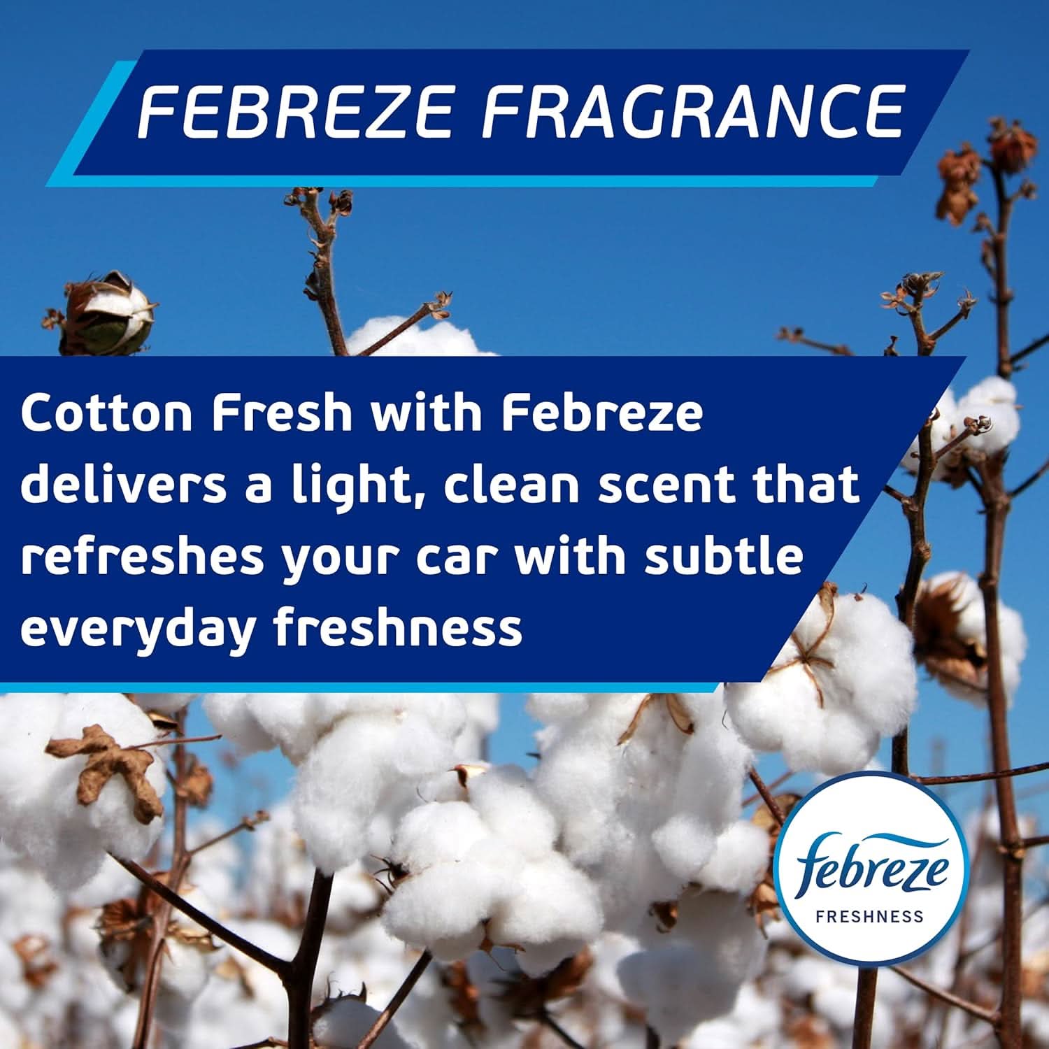 Flash Car Care All-Purpose Interior Cleaner - Febreze Cotton Fresh Scent