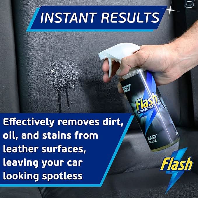 Flash Car Care Leather Cleaner