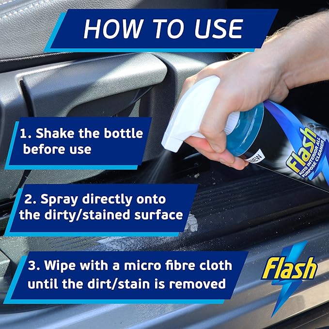 Flash Car Care All-Purpose Interior Cleaner - Febreze Blossom & Breeze Scent