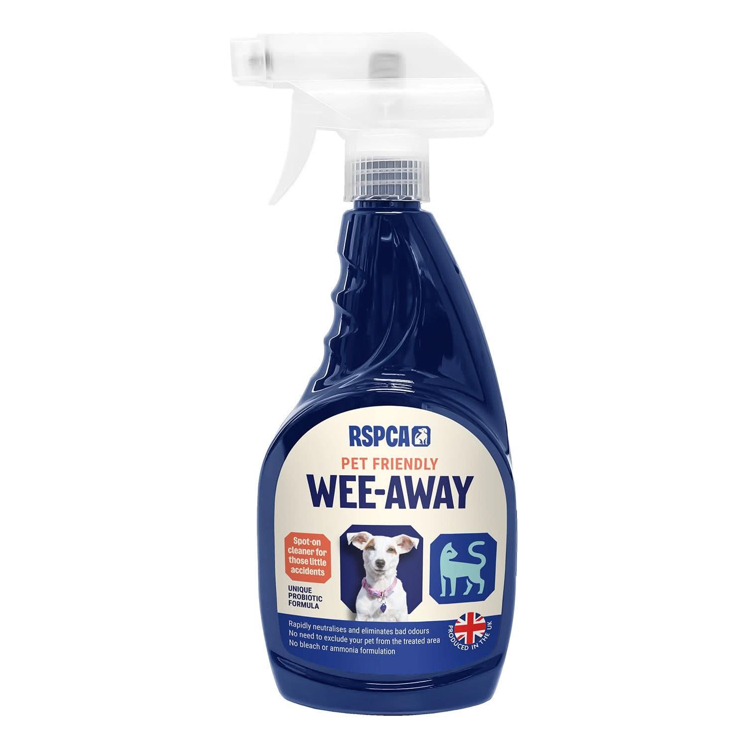 RSPCA Puppy Starter Kit - 2 x Wee-Away 500ml, 2 x Puppy Shampoo 250ml, Calming Spray 250ml