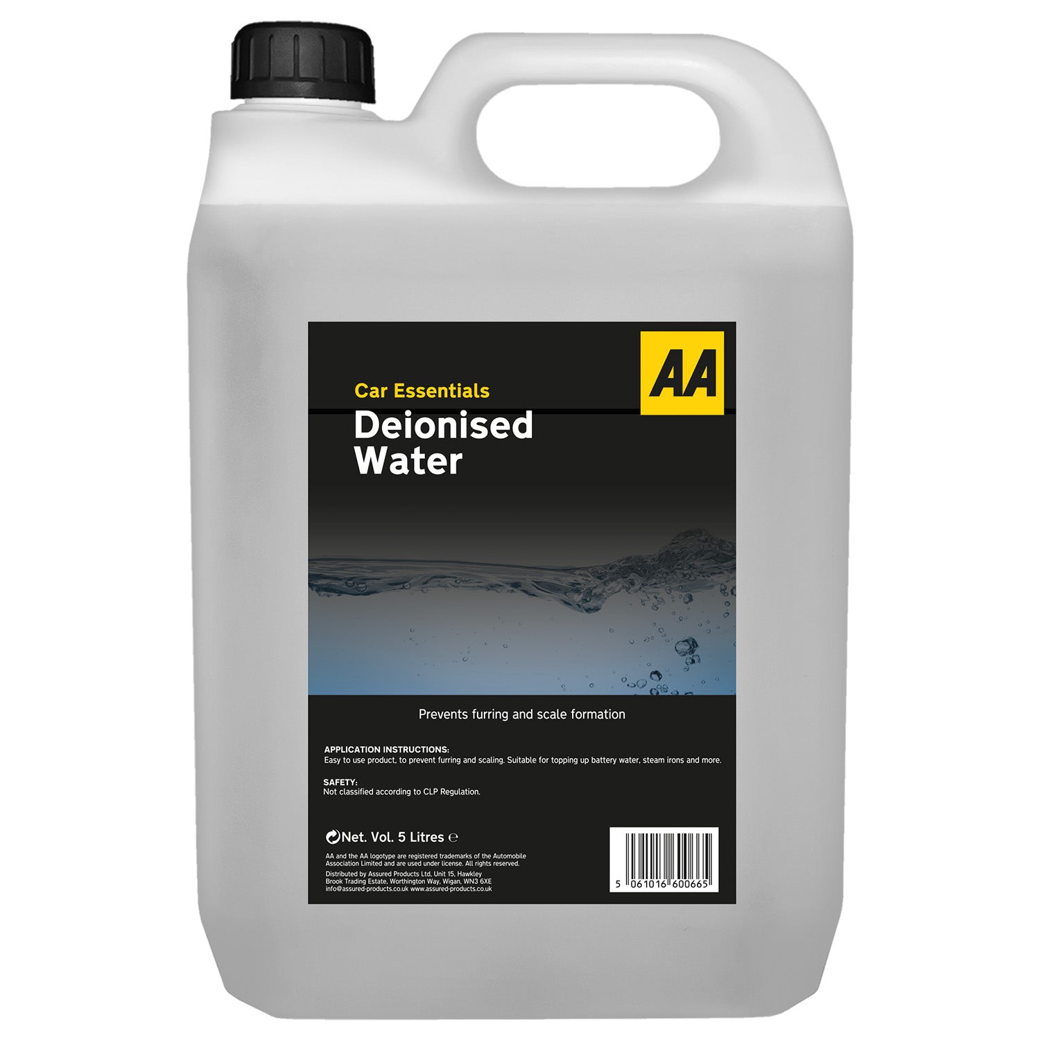 AA Deionised Water 5L