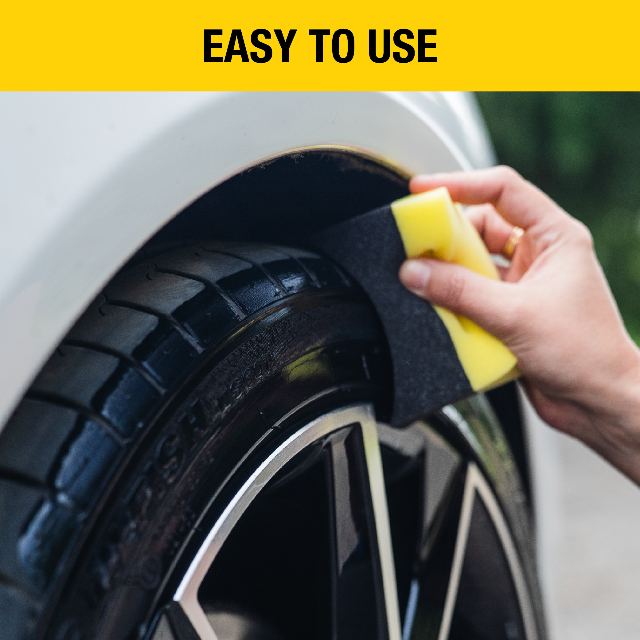 AA Tyre Shine 1 Litre with Applicator Pad (Yellow)