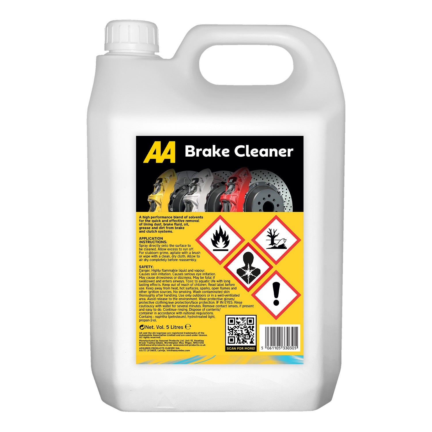 AA Brake Cleaner - Brake and Clutch System Cleaner