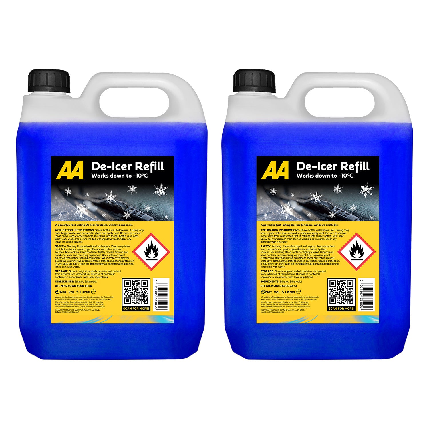 AA Fast Acting De-icer Refill