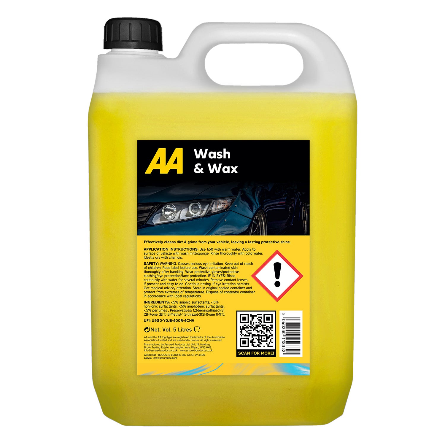 AA Wash & Wax Car Shampoo