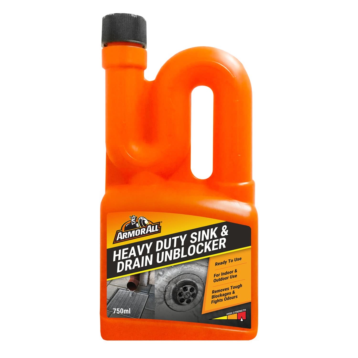Armor All Heavy Duty Sink & Drain Unblocker 2 x 750 ml, Clears Blocked Drains, 2 Doses per Bottle