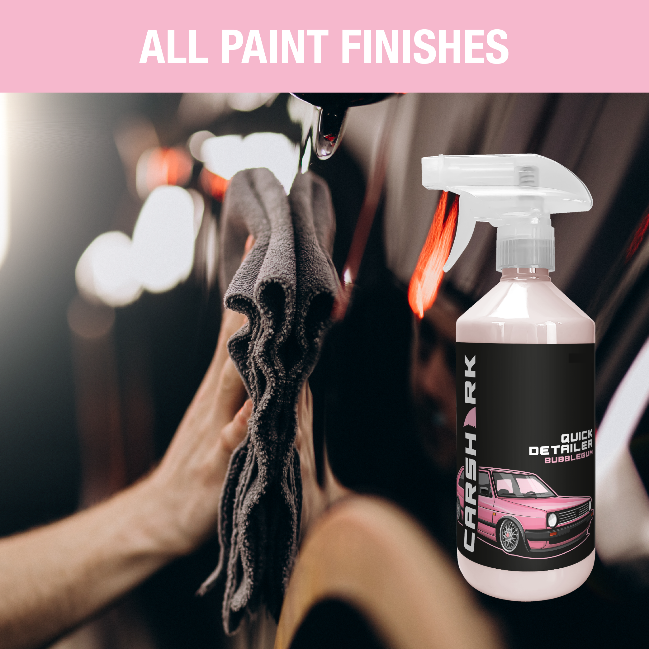 CARSHARK Bubble Gum Quick Detailer 500ml Spray