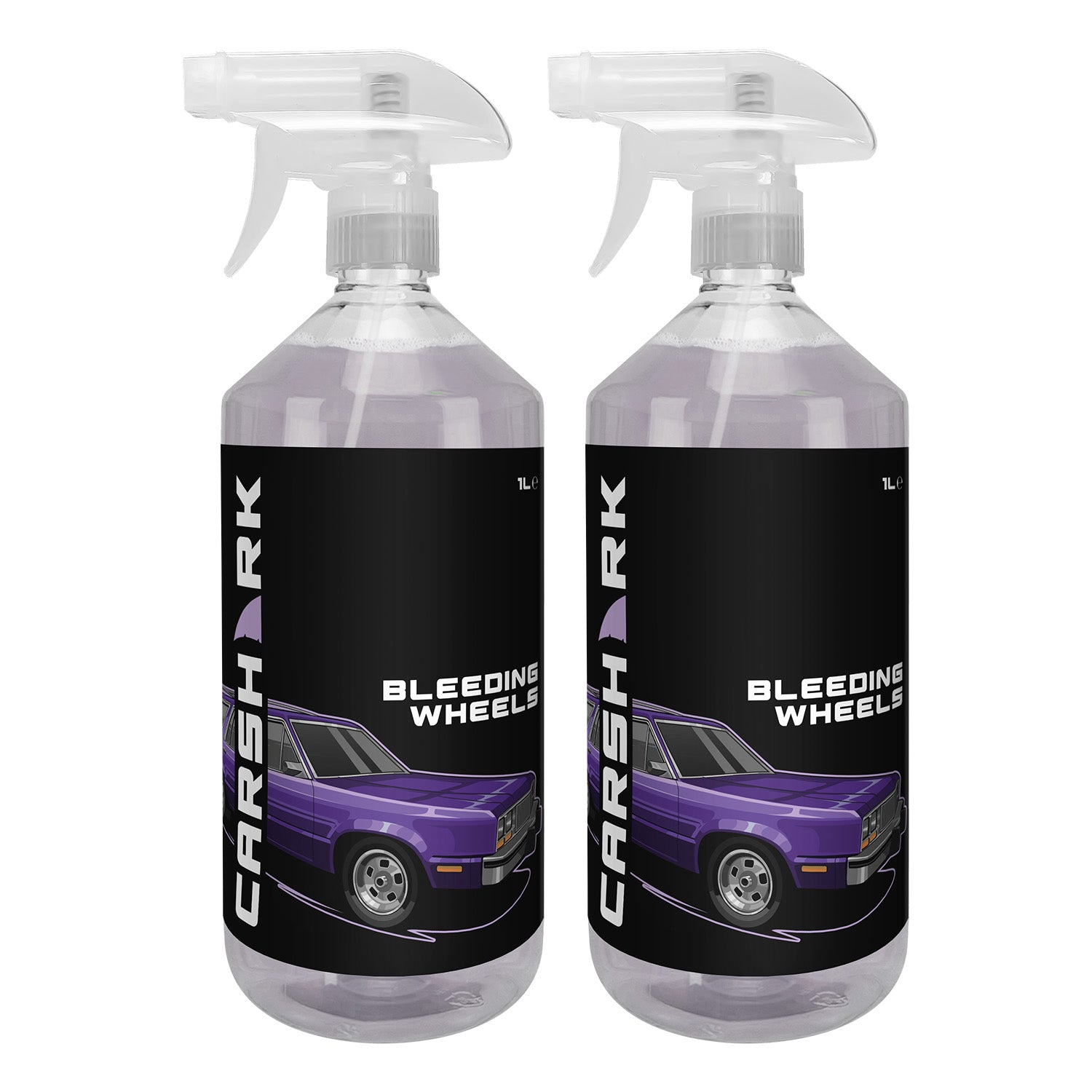 CARSHARK Bleeding Wheels Wheel Cleaner 2 x 1 L Spray