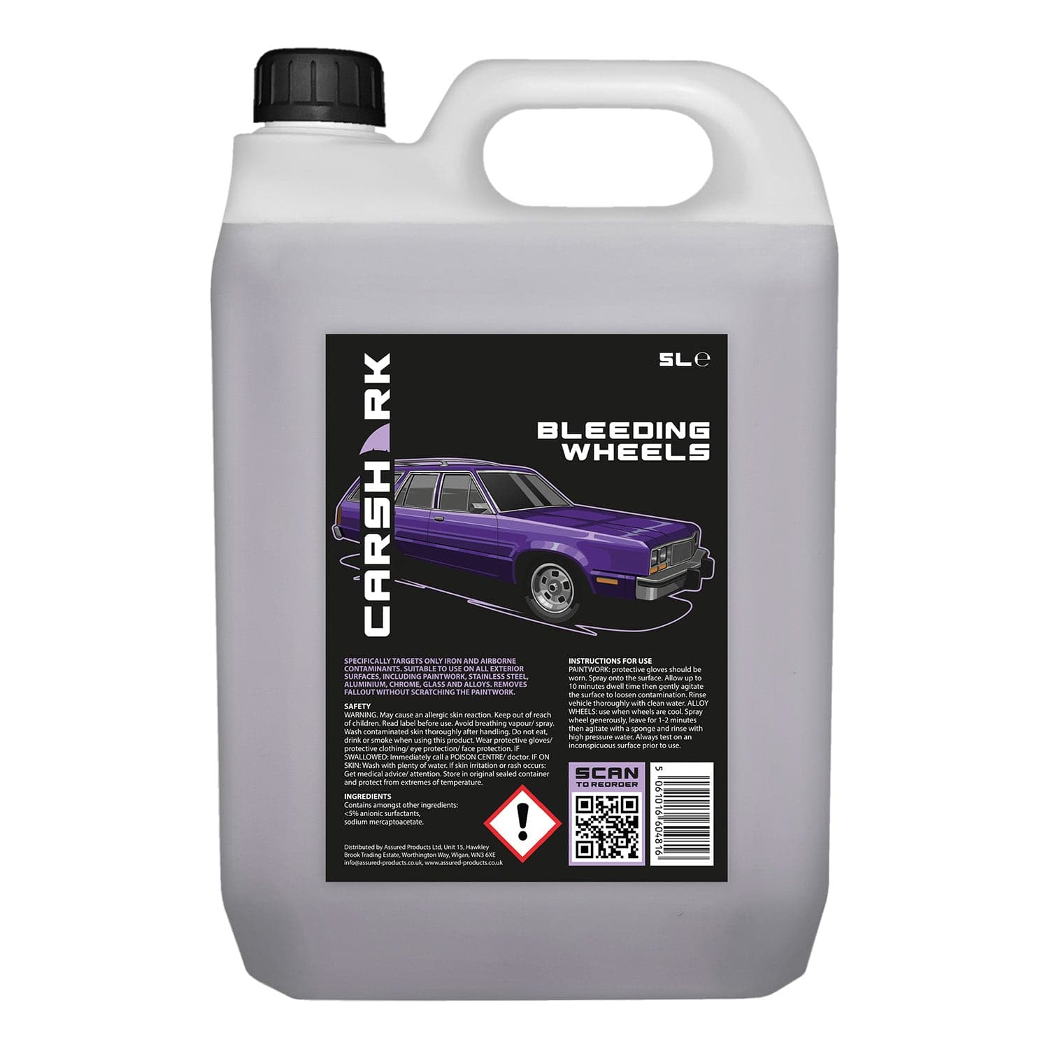 CARSHARK Bleeding Wheels Wheel Cleaner 5 L