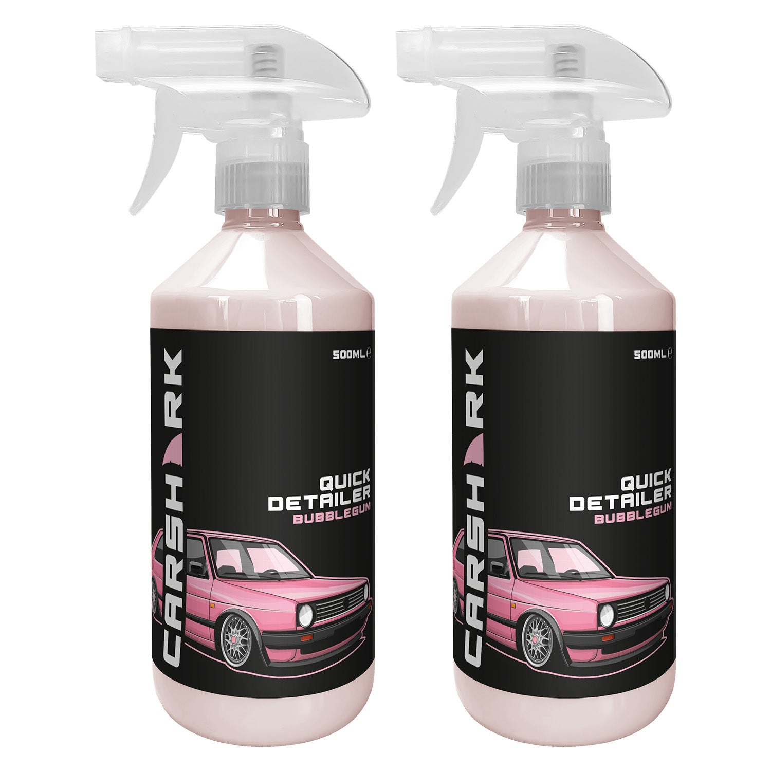 CARSHARK Bubble Gum Quick Detailer 2 x 500ml Spray