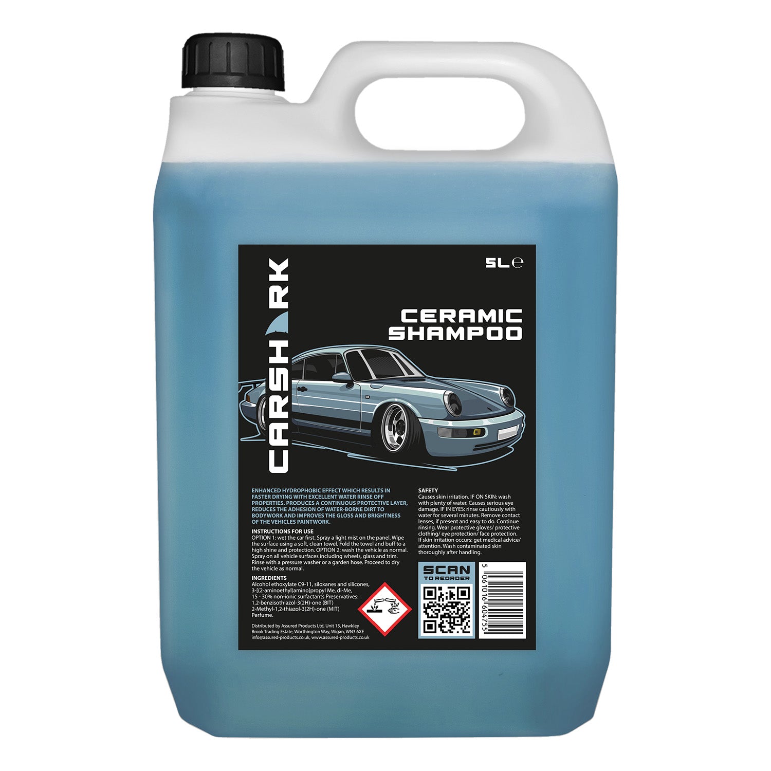 CARSHARK Ceramic Car Shampoo 5 L