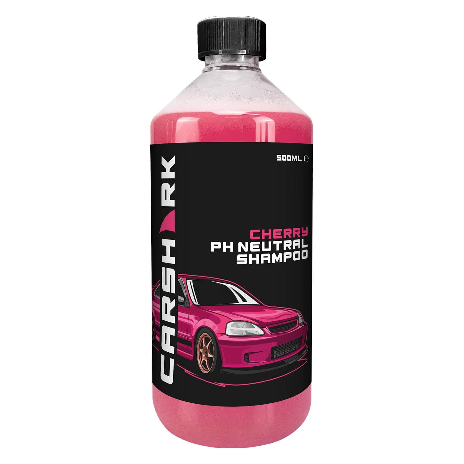 CARSHARK PH Neutral Car Shampoo 500 ml - Concentrate - Cherry