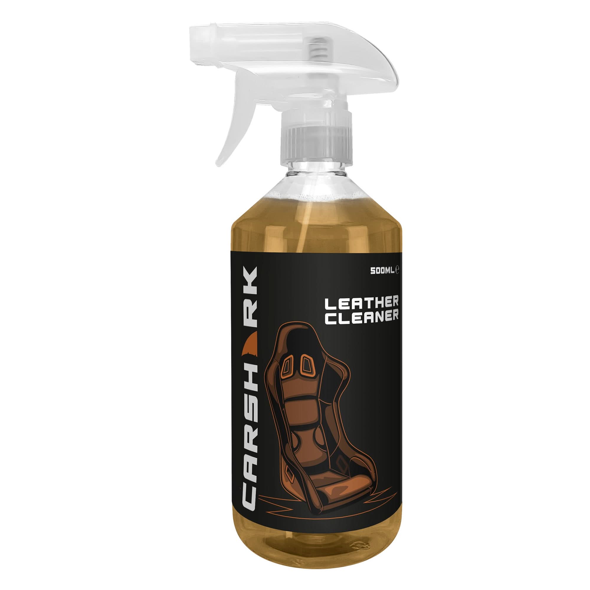 CARSHARK Leather Cleaner 2 x 500 ml, Clean and Restore