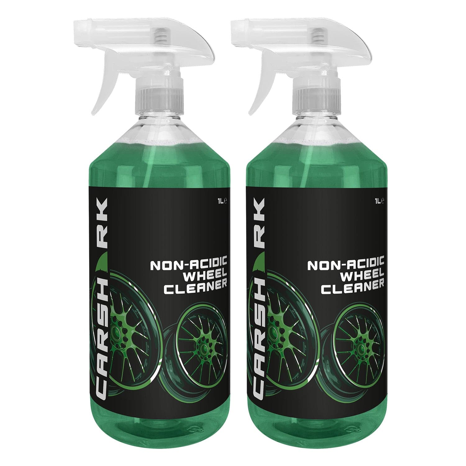 CARSHARK Non-Acidic Wheel Cleaner 2 x 1 Litre Spray