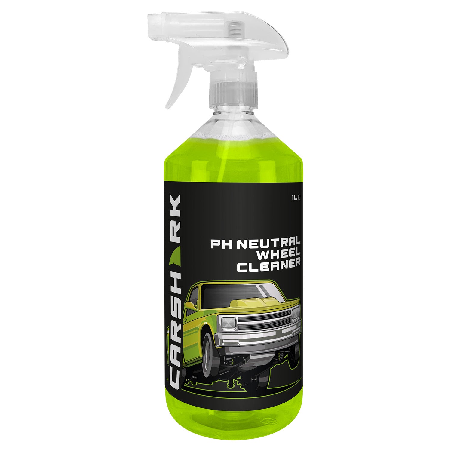 CARSHARK PH Neutral Wheel Cleaner 1 Litre - Effective Cleaning for All Wheels