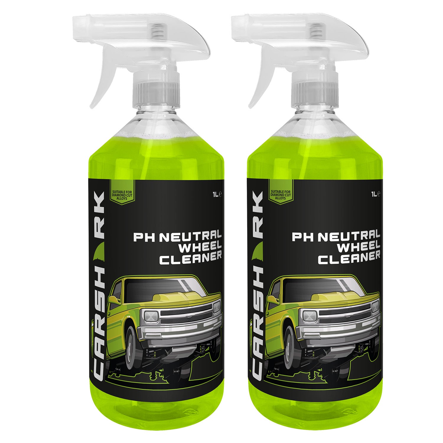 CARSHARK PH Neutral Wheel Cleaner 2 x 1 Litre